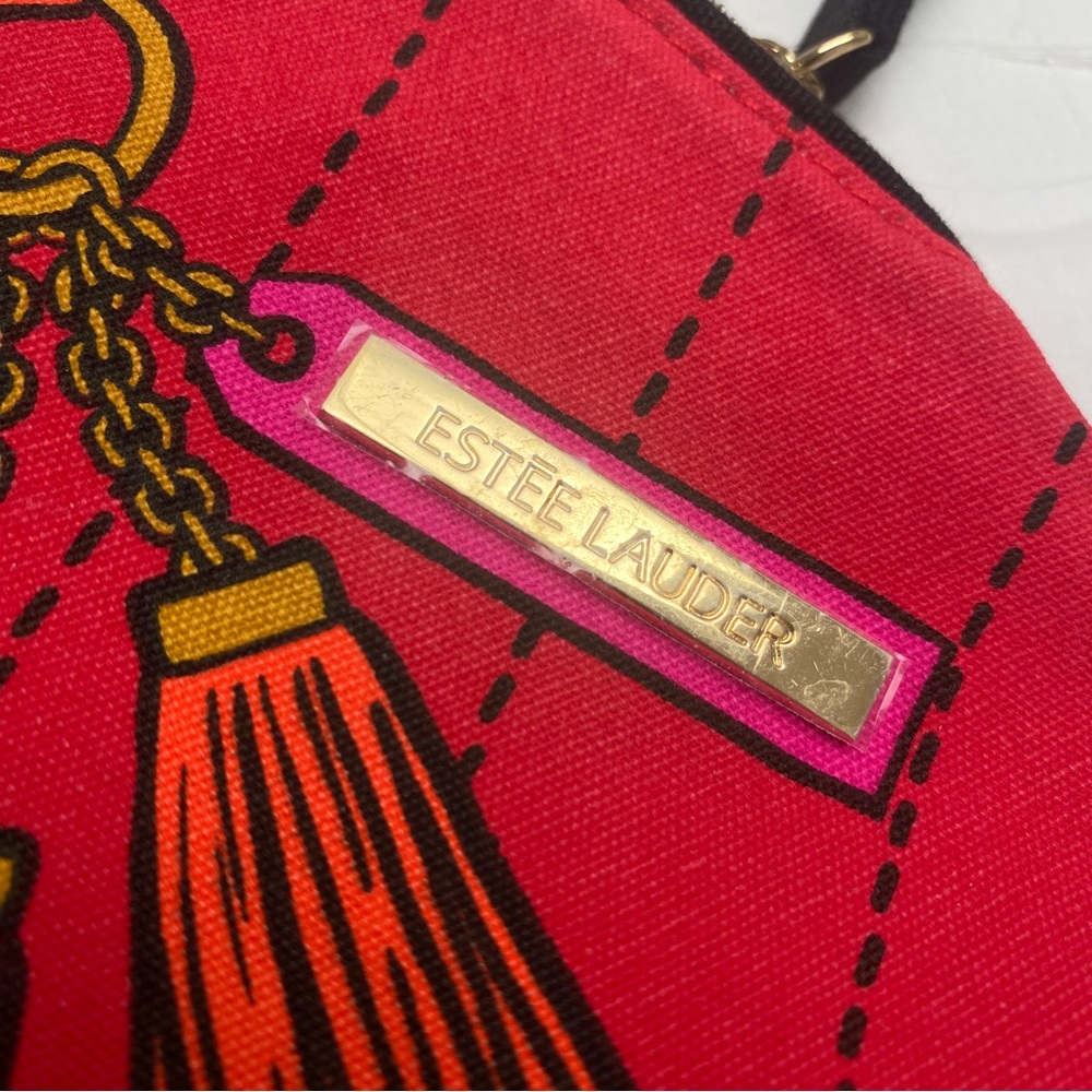 Estee Lauder (NWOT) - Red Cosmetic Clutch/Bag - Picture 5 of 7